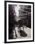 A Rickshaw Driving Through the Streets of Kathmandu, Nepal, Asia-John Woodworth-Framed Photographic Print