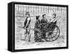 A Rickshaw, Japan, 1895-A Sirouy-Framed Stretched Canvas