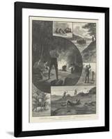 A Ride across Australia-null-Framed Giclee Print