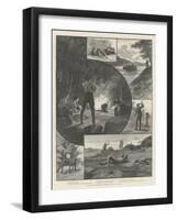 A Ride across Australia-null-Framed Giclee Print