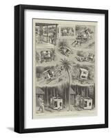 A Ride in a Ceylonese Tricycle-null-Framed Giclee Print