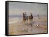A Ride on the Beach, Dublin-Heywood Hardy-Framed Stretched Canvas