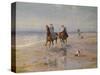 A Ride on the Beach, Dublin-Heywood Hardy-Stretched Canvas