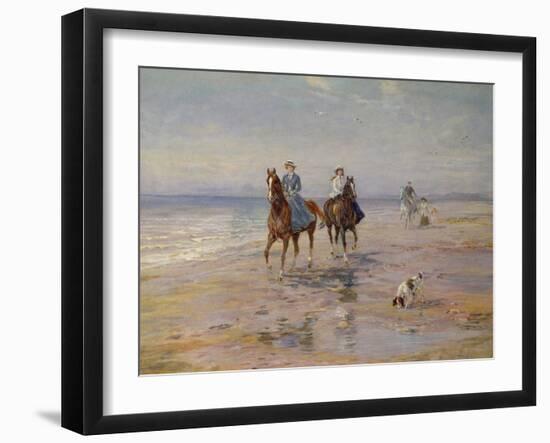 A Ride on the Beach, Dublin-Heywood Hardy-Framed Giclee Print