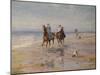 A Ride on the Beach, Dublin-Heywood Hardy-Mounted Giclee Print