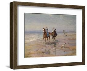 A Ride on the Beach, Dublin-Heywood Hardy-Framed Giclee Print