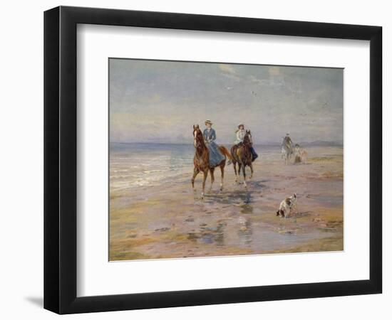 A Ride on the Beach, Dublin-Heywood Hardy-Framed Giclee Print