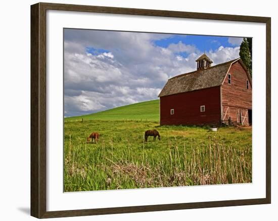 A Ride Through the Farm Country of Palouse, Washington State, USA-Joe Restuccia III-Framed Photographic Print