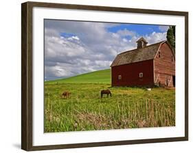 A Ride Through the Farm Country of Palouse, Washington State, USA-Joe Restuccia III-Framed Photographic Print