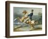 A Rider and His Rearing Horse; Un Cavalier Cabrant Son Cheval-Théodore Géricault-Framed Giclee Print