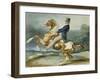 A Rider and His Rearing Horse; Un Cavalier Cabrant Son Cheval-Théodore Géricault-Framed Giclee Print