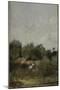 A Rider in the Country-Jean-Baptiste-Camille Corot-Mounted Giclee Print