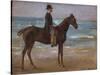 A Rider on the Shore-Max Liebermann-Stretched Canvas