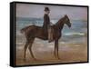 A Rider on the Shore-Max Liebermann-Framed Stretched Canvas