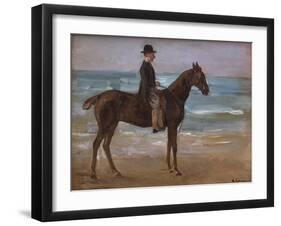 A Rider on the Shore-Max Liebermann-Framed Giclee Print