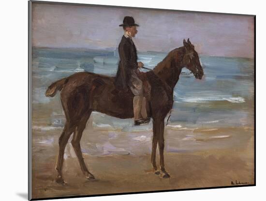 A Rider on the Shore-Max Liebermann-Mounted Giclee Print