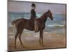 A Rider on the Shore-Max Liebermann-Mounted Giclee Print