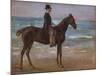 A Rider on the Shore-Max Liebermann-Mounted Giclee Print