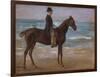 A Rider on the Shore-Max Liebermann-Framed Giclee Print