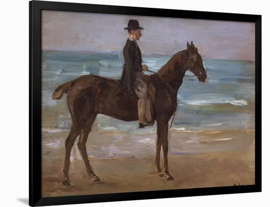 A Rider on the Shore-Max Liebermann-Framed Giclee Print