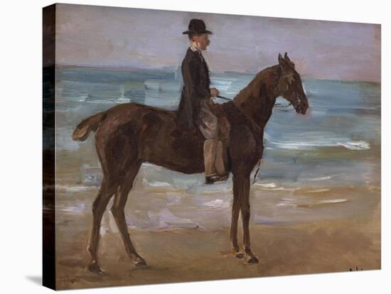 A Rider on the Shore-Max Liebermann-Stretched Canvas