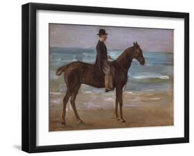 A Rider on the Shore-Max Liebermann-Framed Giclee Print