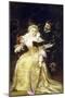 A Risque Passage; Un Passage Risque (Oil on Canvas)-Madame Consuelo-fould-Mounted Giclee Print