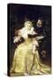 A Risque Passage; Un Passage Risque (Oil on Canvas)-Madame Consuelo-fould-Stretched Canvas