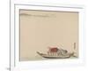 A River Boat-Shibata Zeshin-Framed Giclee Print