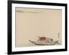 A River Boat-Shibata Zeshin-Framed Giclee Print