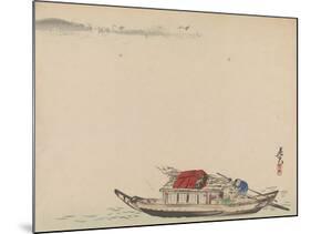 A River Boat-Shibata Zeshin-Mounted Giclee Print