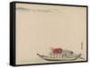 A River Boat-Shibata Zeshin-Framed Stretched Canvas