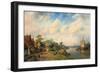 A River Landscape in Summer, 1853-Charles Henri Joseph Leickert-Framed Giclee Print