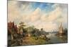 A River Landscape in Summer, 1853-Charles Henri Joseph Leickert-Mounted Giclee Print