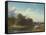 A River Landscape, Westphalia, 1855-Albert Bierstadt-Framed Stretched Canvas