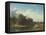 A River Landscape, Westphalia, 1855-Albert Bierstadt-Framed Stretched Canvas