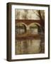 A River Landscape with a Bridge-Fritz Thaulow-Framed Giclee Print