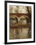 A River Landscape with a Bridge-Fritz Thaulow-Framed Giclee Print