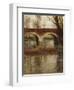 A River Landscape with a Bridge-Fritz Thaulow-Framed Giclee Print