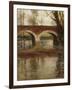 A River Landscape with a Bridge-Fritz Thaulow-Framed Giclee Print