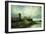 A River Landscape with a Windmill-Victor Dupre-Framed Giclee Print