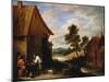 A River Landscape with Peasants Outside a Tavern-Jean B?raud-Mounted Giclee Print