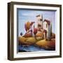 A River Mooring-Nina Dmitrieva-Framed Giclee Print