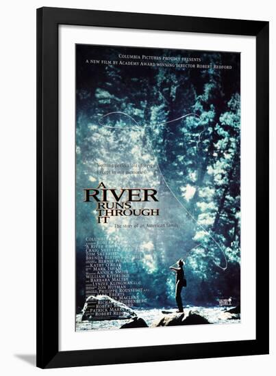 A RIVER RUNS THROUGH IT [1992], directed by ROBERT REDFORD.-null-Framed Photographic Print