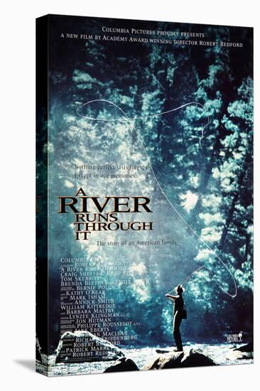 A RIVER RUNS THROUGH IT [1992], directed by ROBERT REDFORD.-null-Stretched Canvas