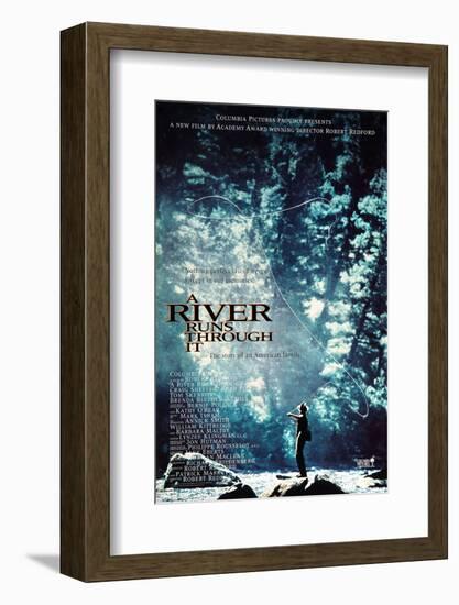 A RIVER RUNS THROUGH IT [1992], directed by ROBERT REDFORD.-null-Framed Photographic Print