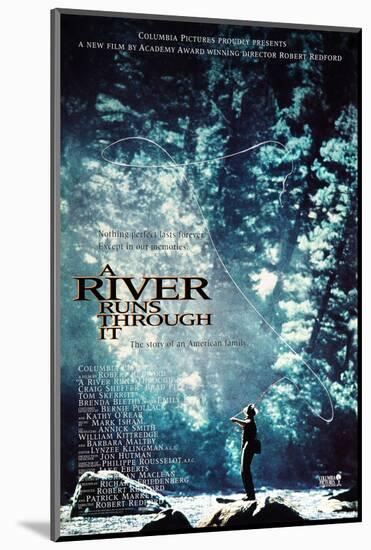 A RIVER RUNS THROUGH IT [1992], directed by ROBERT REDFORD.-null-Mounted Photographic Print