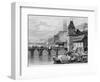 A River Scene at Basel-null-Framed Giclee Print