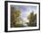 A River Scene in France-Charles Euphrasie Kuwasseg-Framed Giclee Print