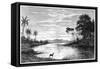 A River Scene in Venezuela, 1877-null-Framed Stretched Canvas